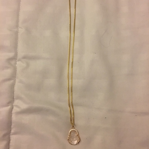 CLEAR GOLD BUDDHA CHAIN 18 inches - Picture 1 of 2